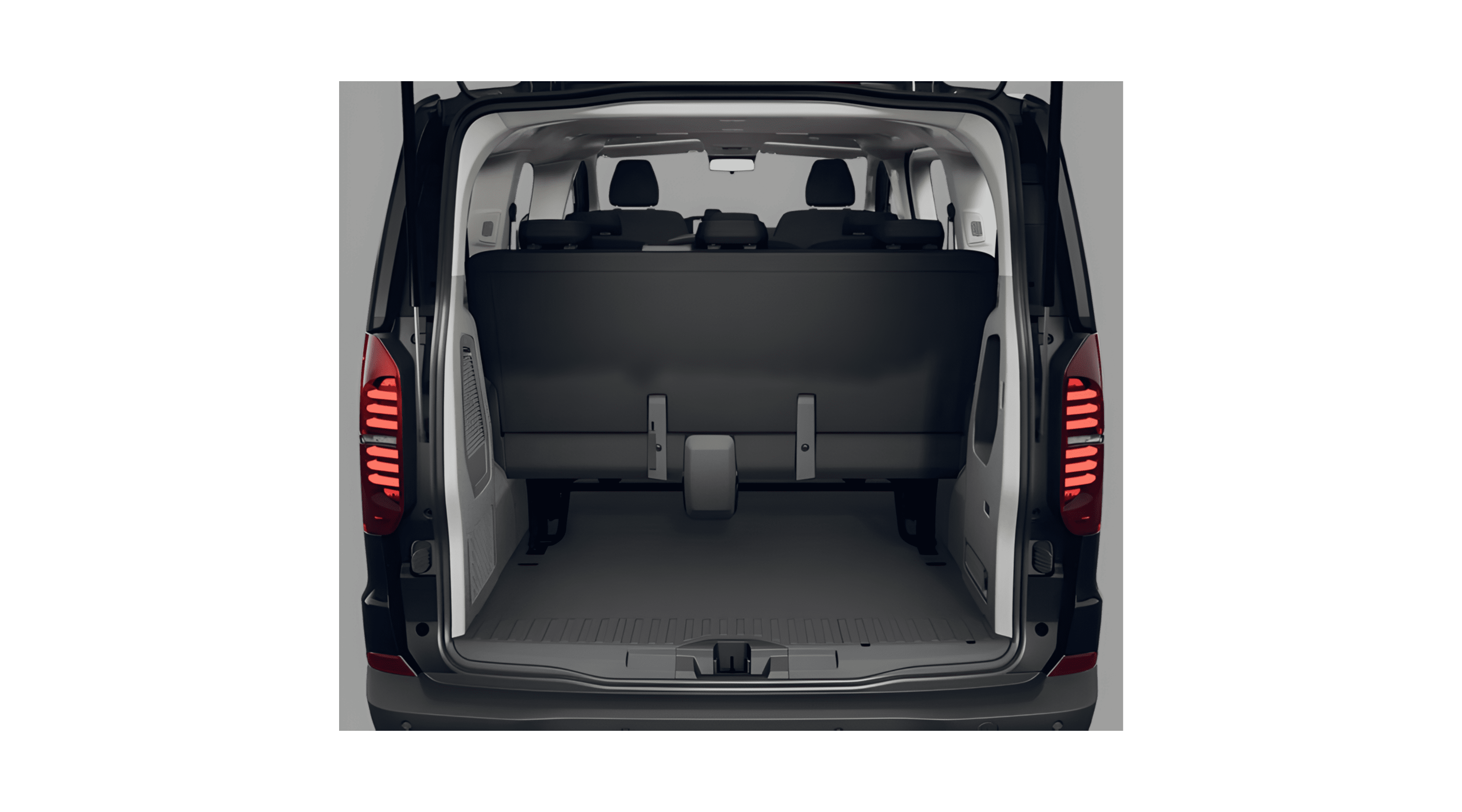 Kofferraum eines Volkswagen Caravelle