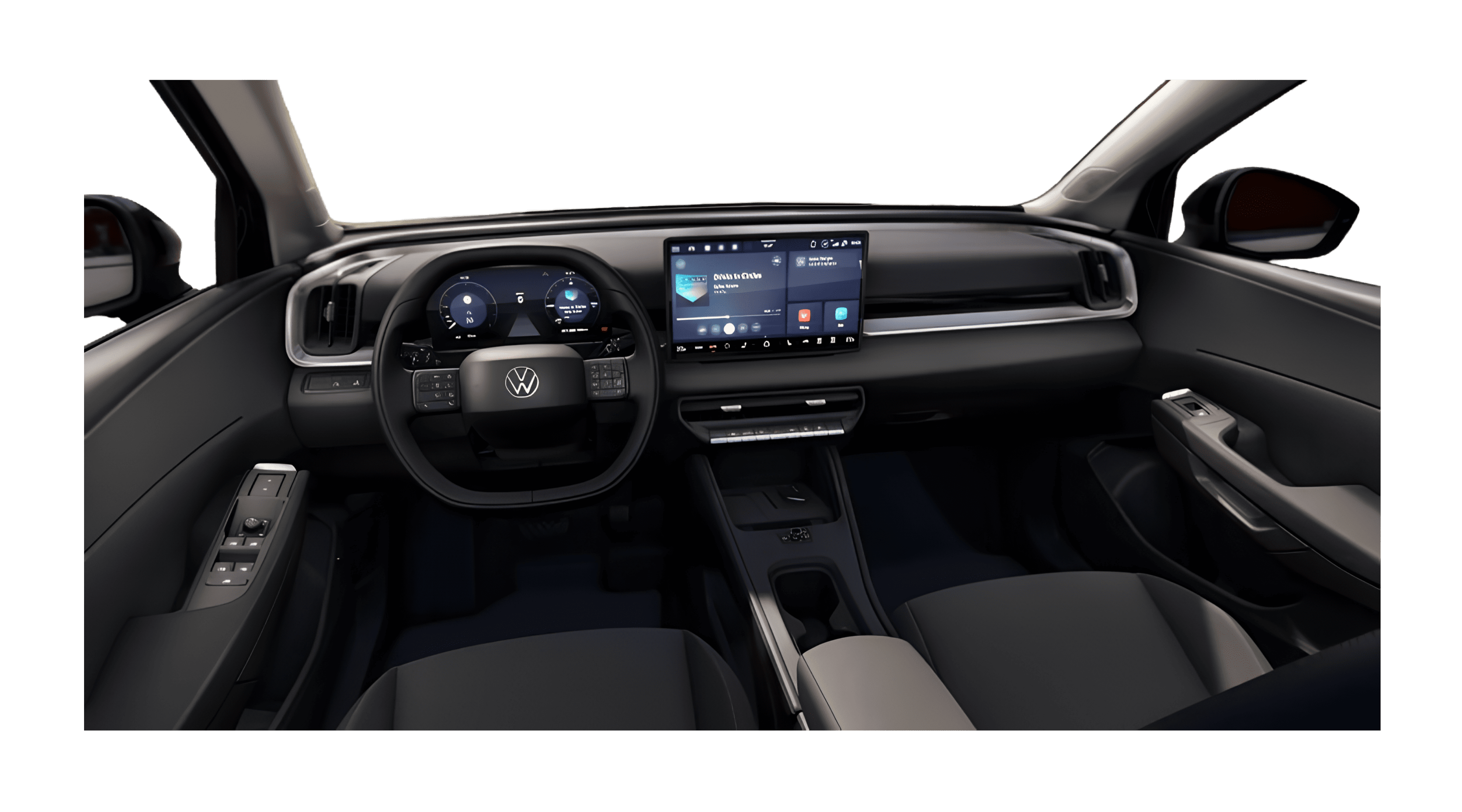 Armaturenbrett eines Volkswagen ID. Cross