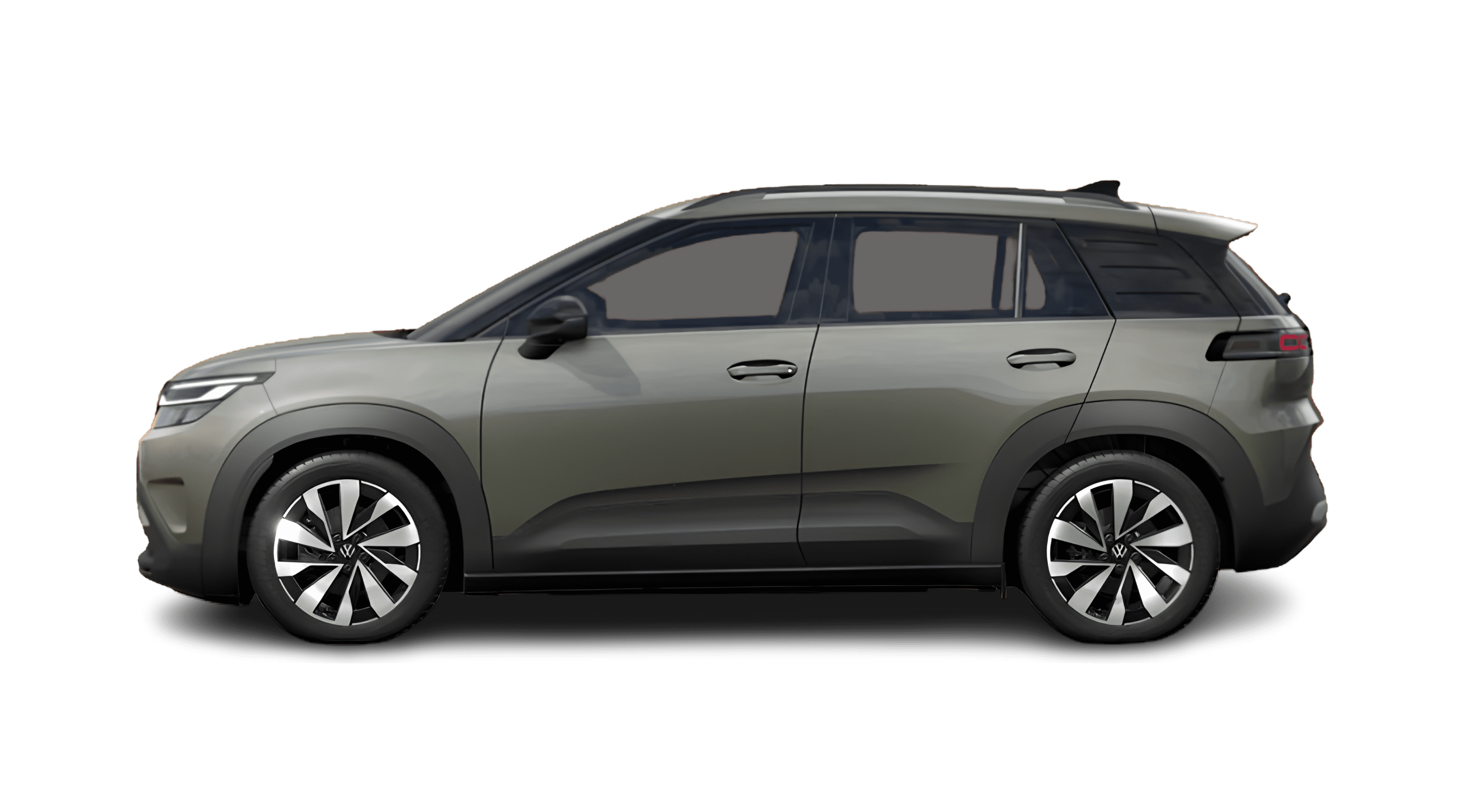 Seitenansicht eines Volkswagen ID. Cross