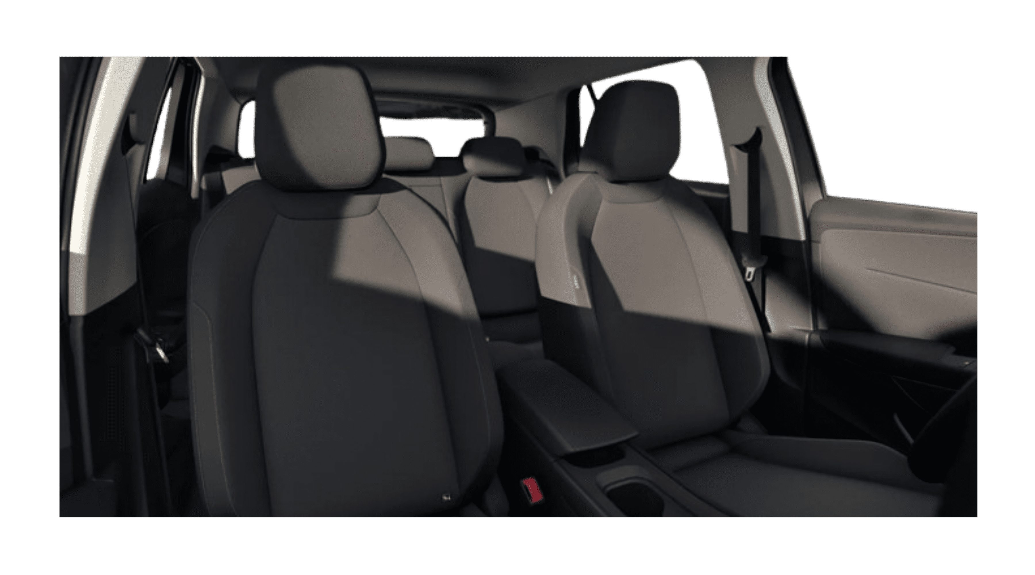 Vordersitze eines Volkswagen ID. Cross