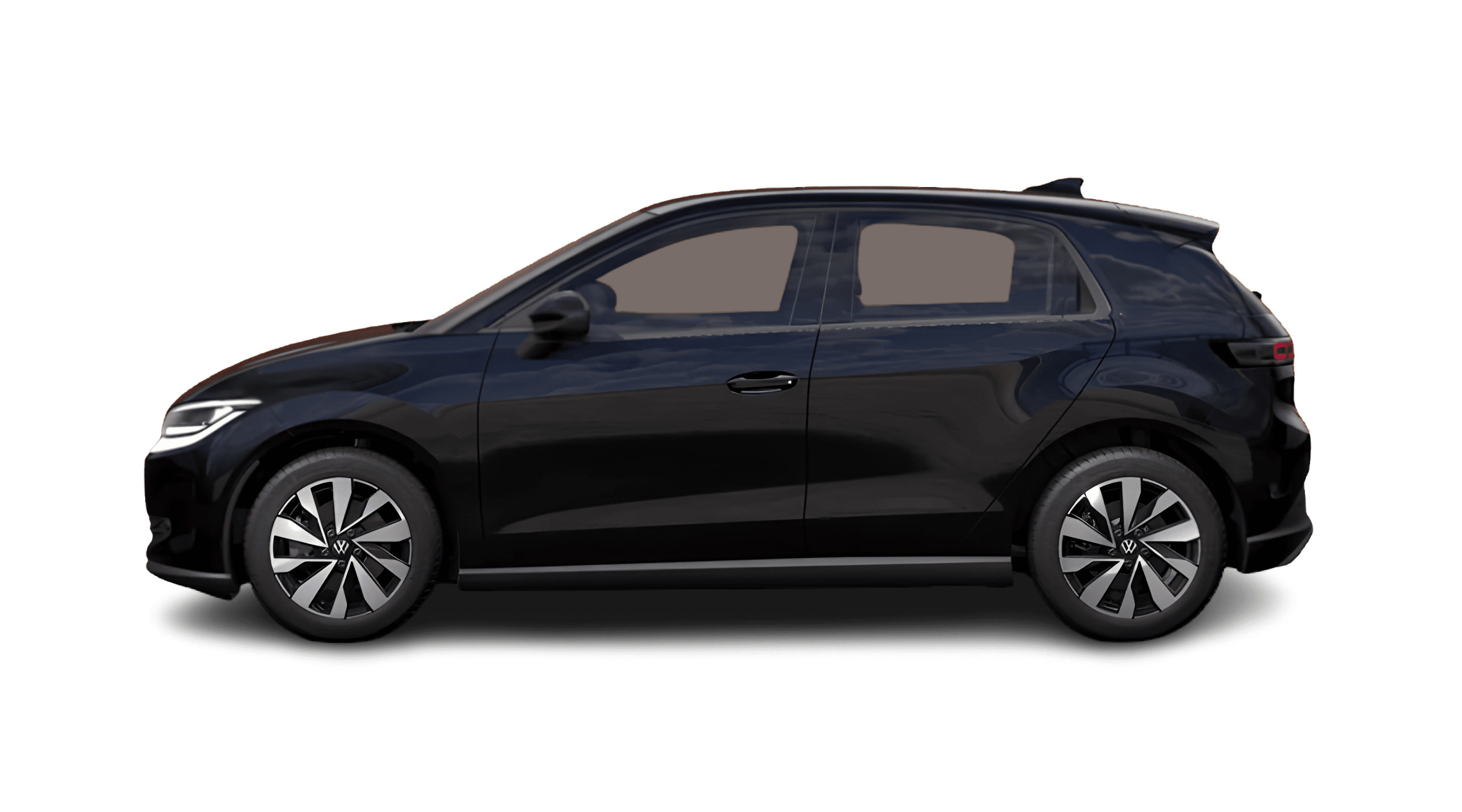 Seitenansicht eines Volkswagen ID. Polo