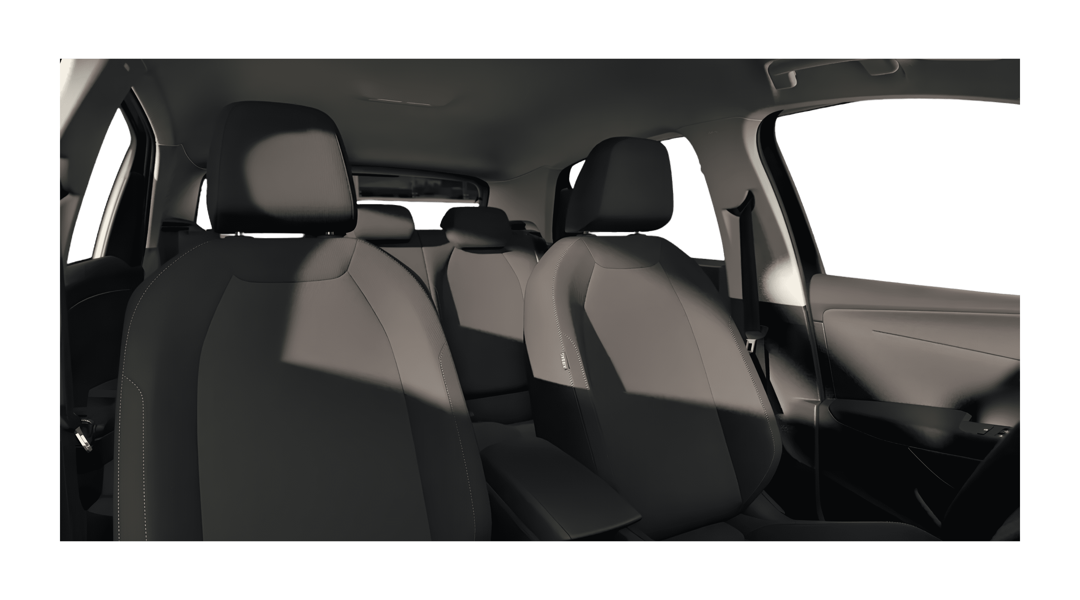 Vordersitze eines Volkswagen ID. Polo