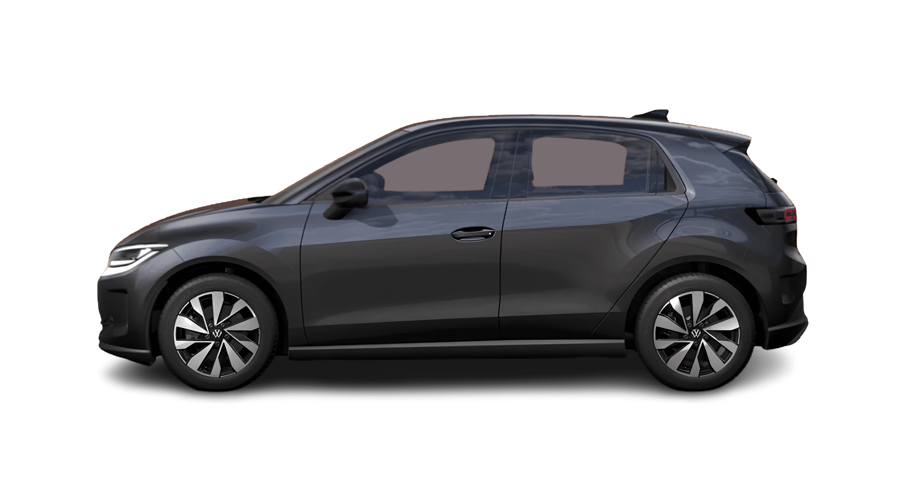 Seitenansicht eines Volkswagen ID. Polo