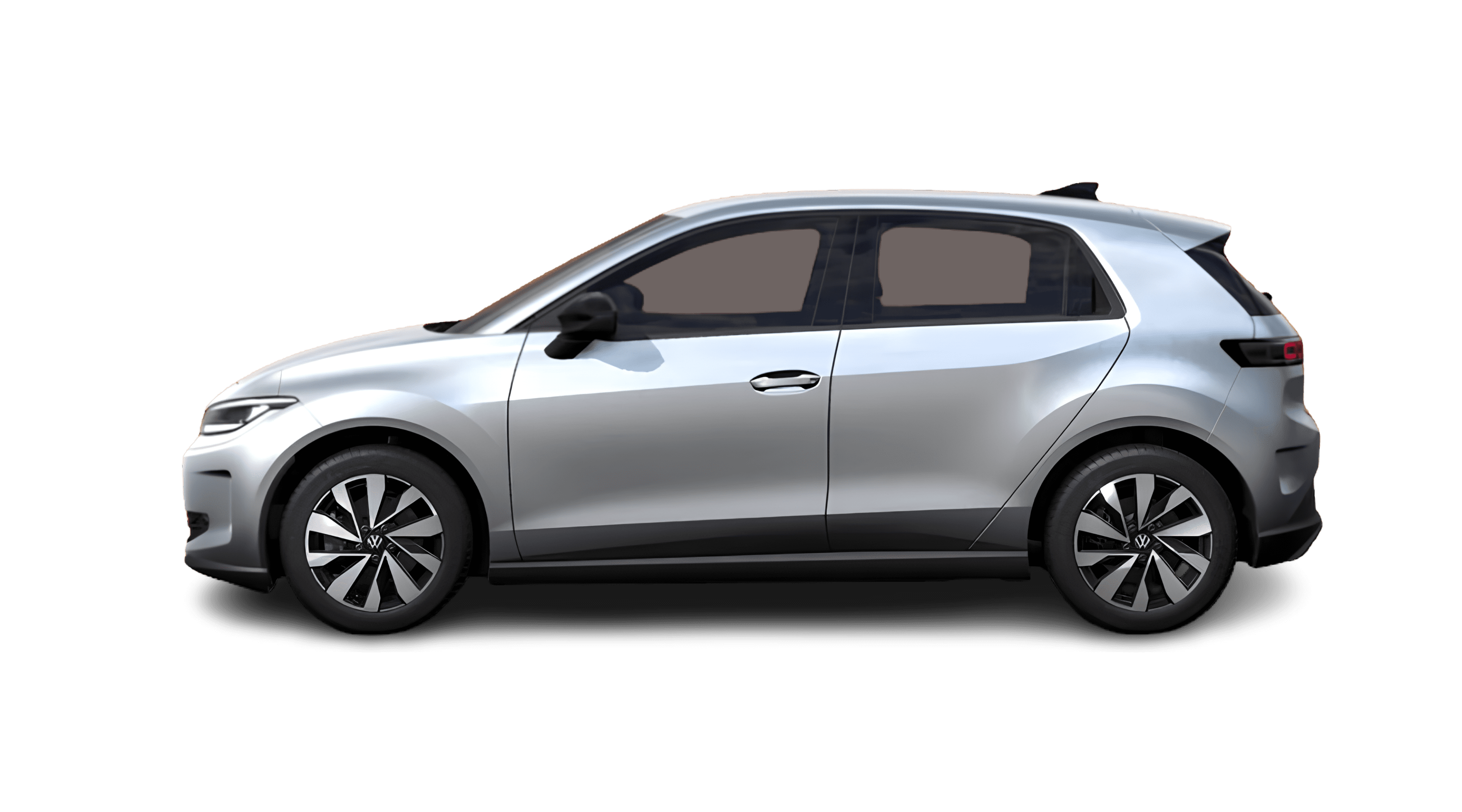 Seitenansicht eines Volkswagen ID. Polo
