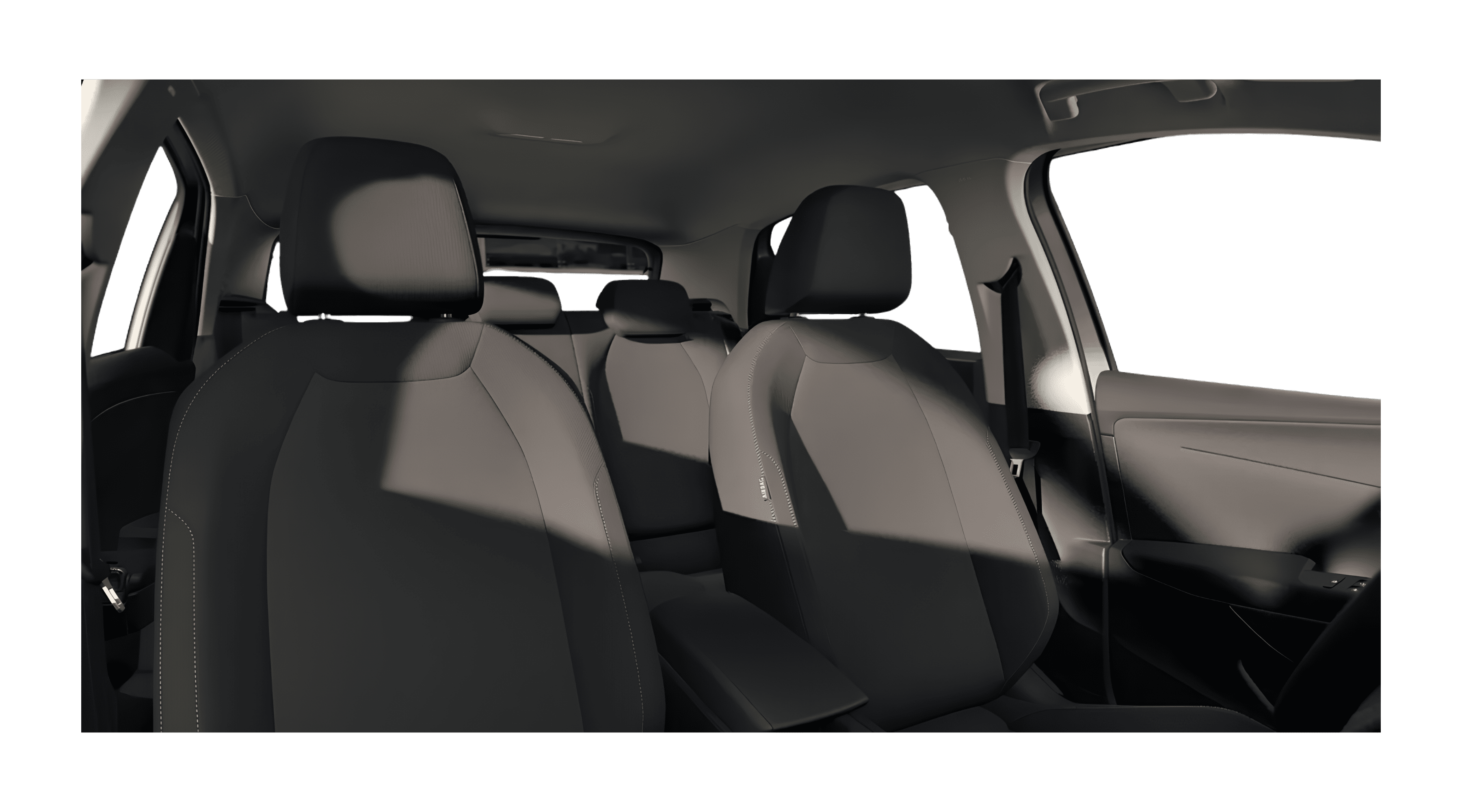 Vordersitze eines Volkswagen ID. Polo