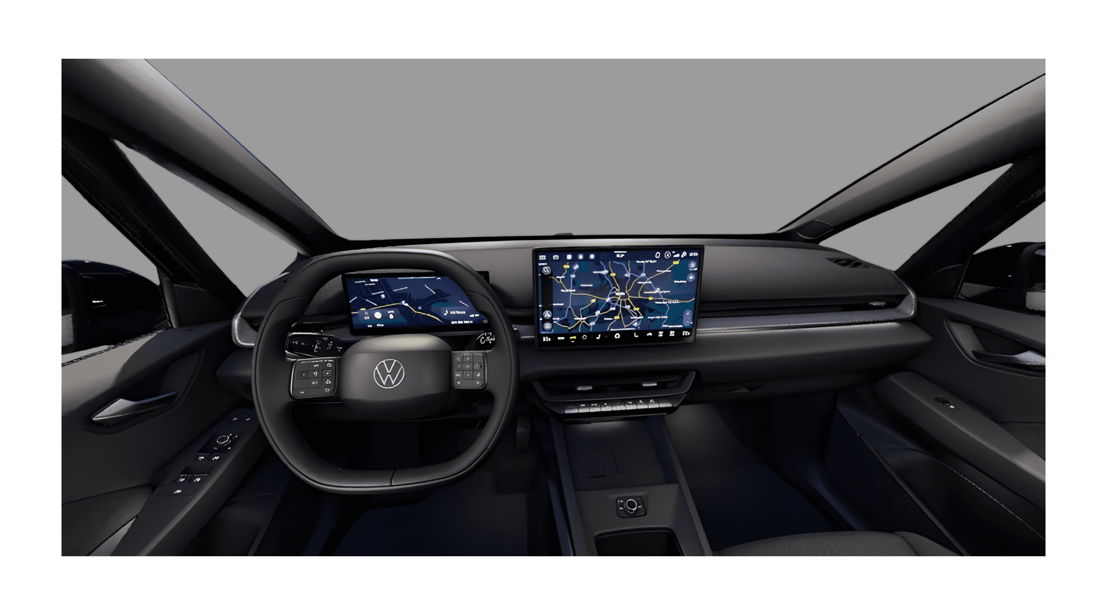 Armaturenbrett eines Volkswagen ID.3 Neo