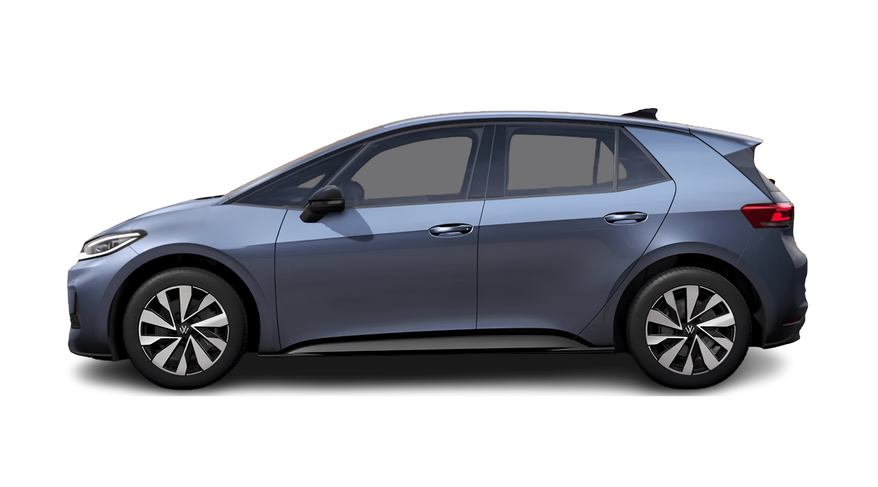 Seitenansicht eines Volkswagen ID.3 Neo