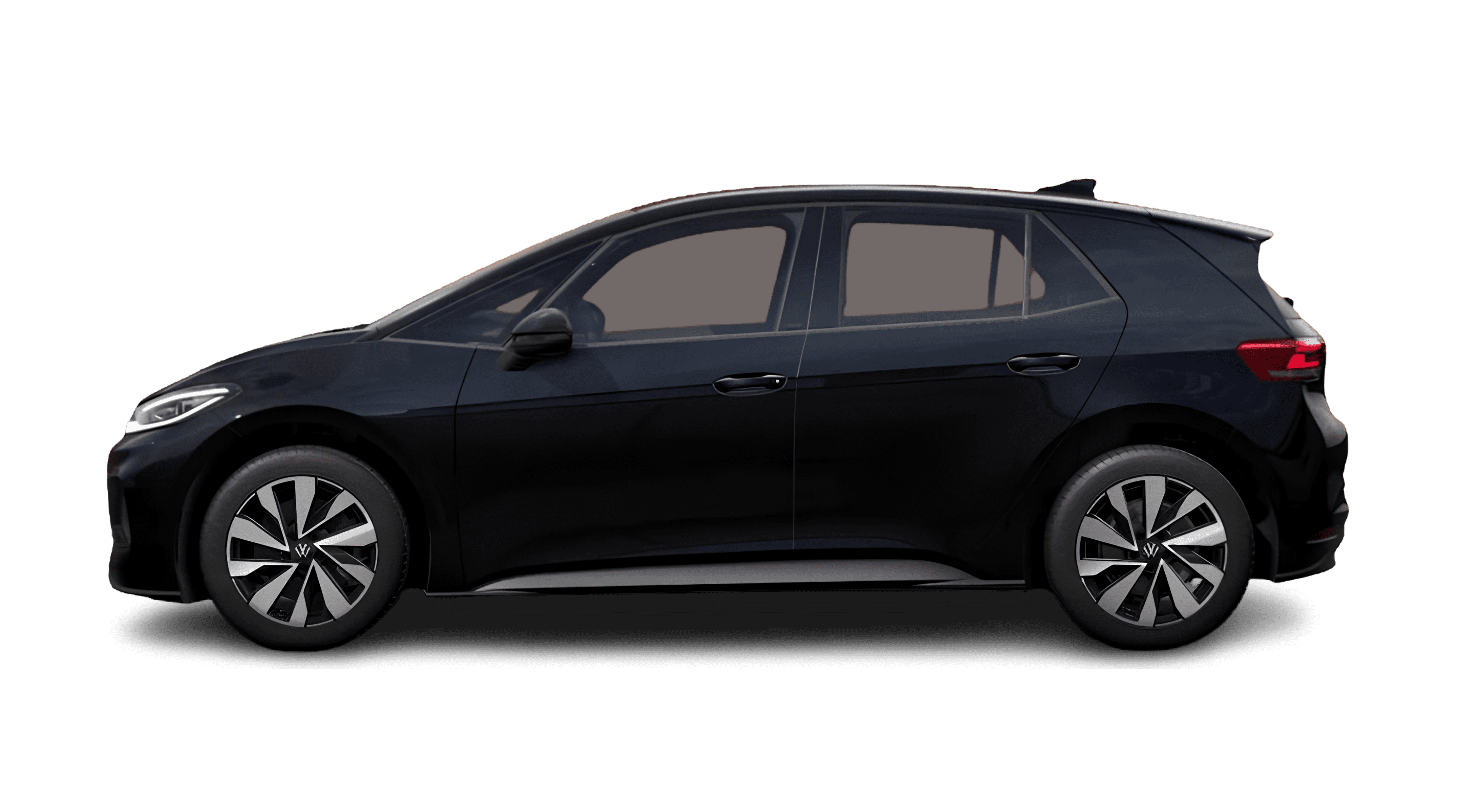 Seitenansicht eines Volkswagen ID.3 Neo