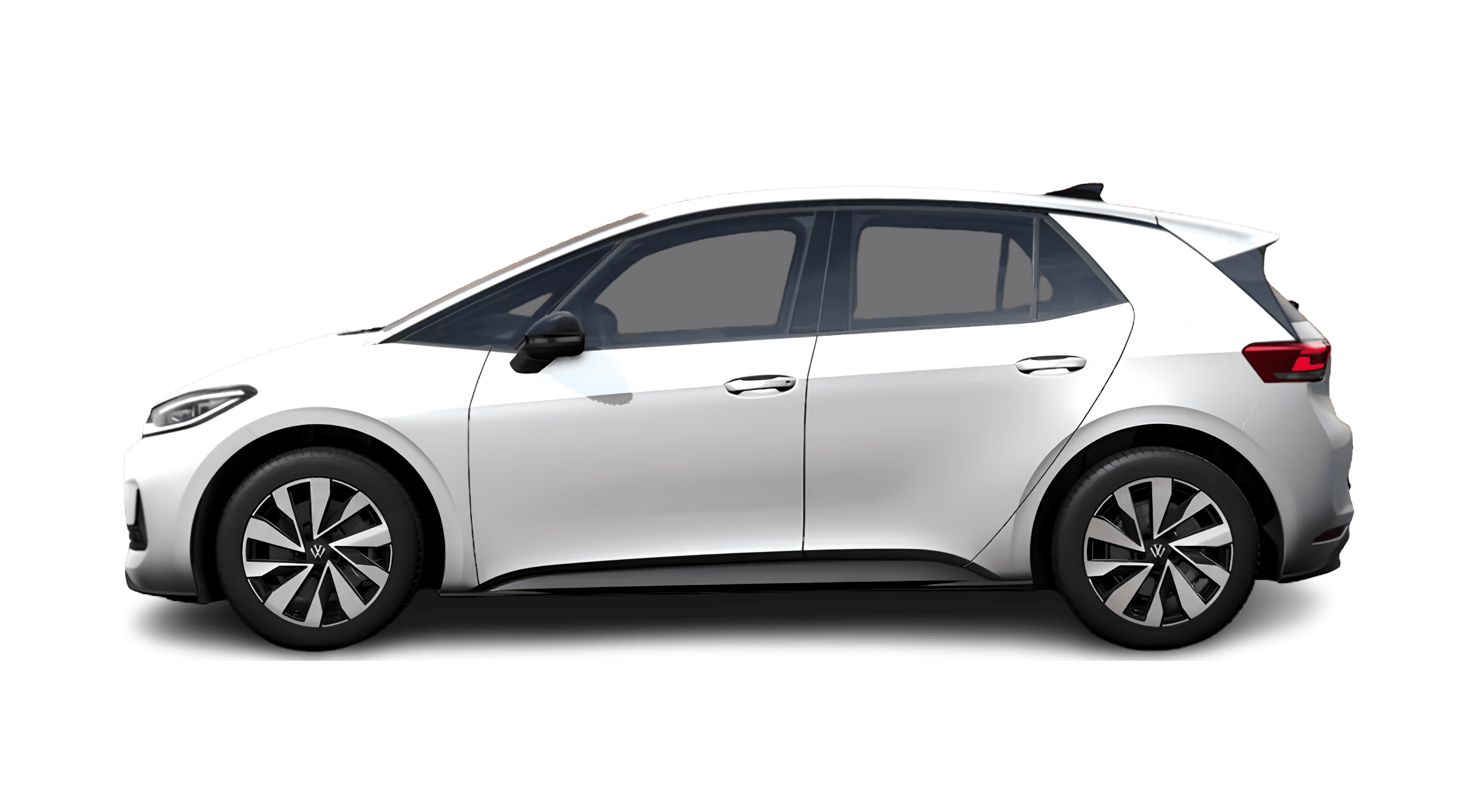 Seitenansicht eines Volkswagen ID.3 Neo