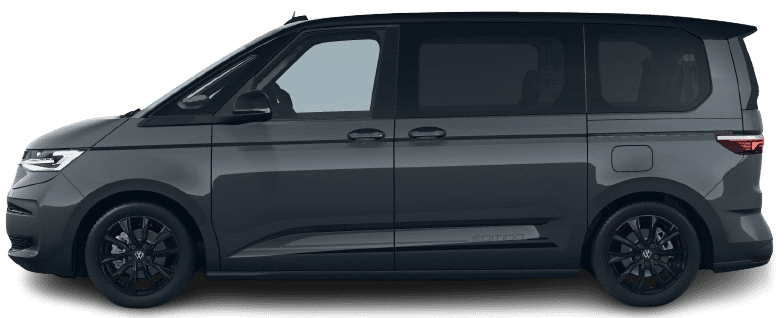 Seitenansicht eines Volkswagen Multivan