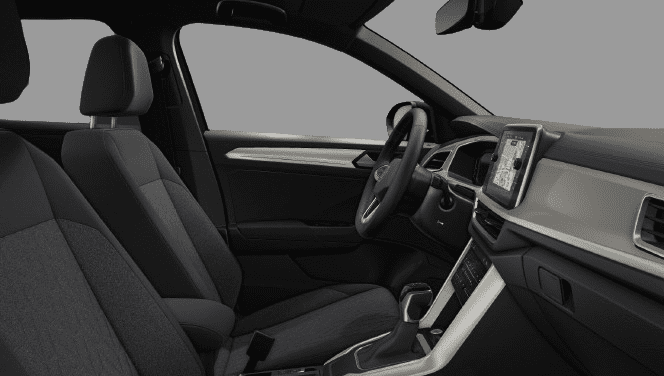 Ansicht der Frontsitze eines Volkswagen T-Roc