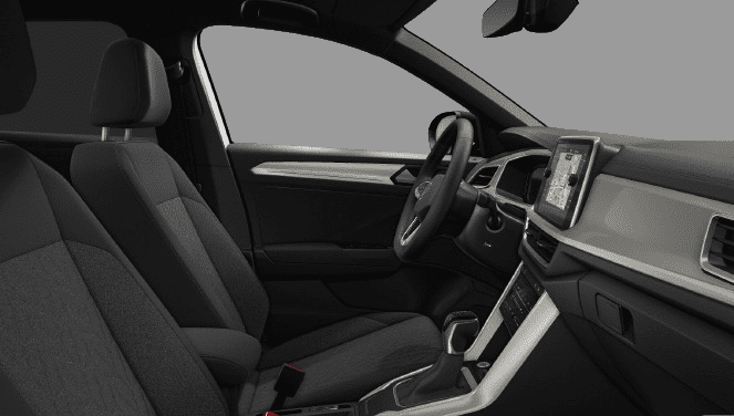 Ansicht der Frontsitze eines Volkswagen T-Roc