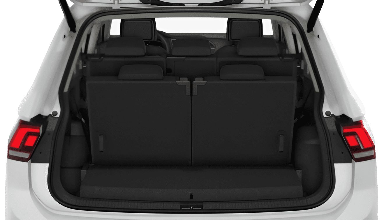 Ansicht des Kofferraums eines Volkswagen Tiguan Allspace