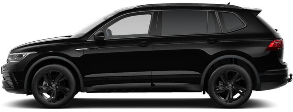 Seitenansicht eines Volkswagen Tiguan Allspace