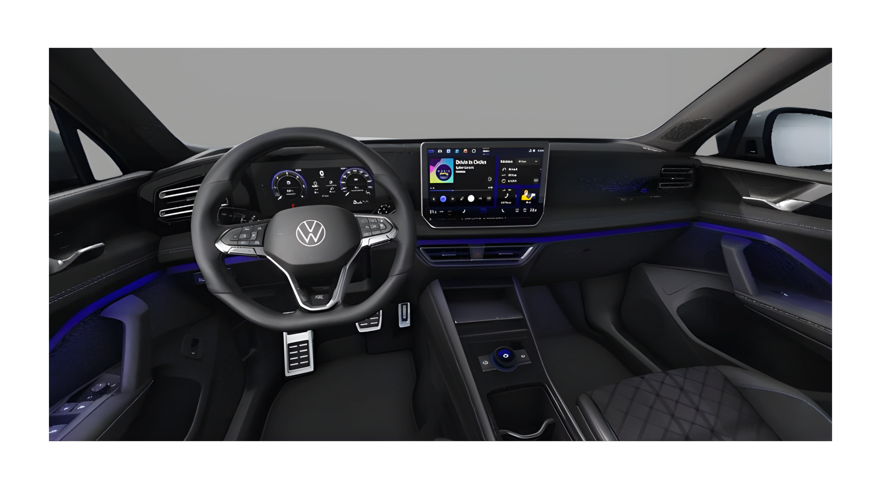 Armaturenbrett eines Volkswagen Tiguan
