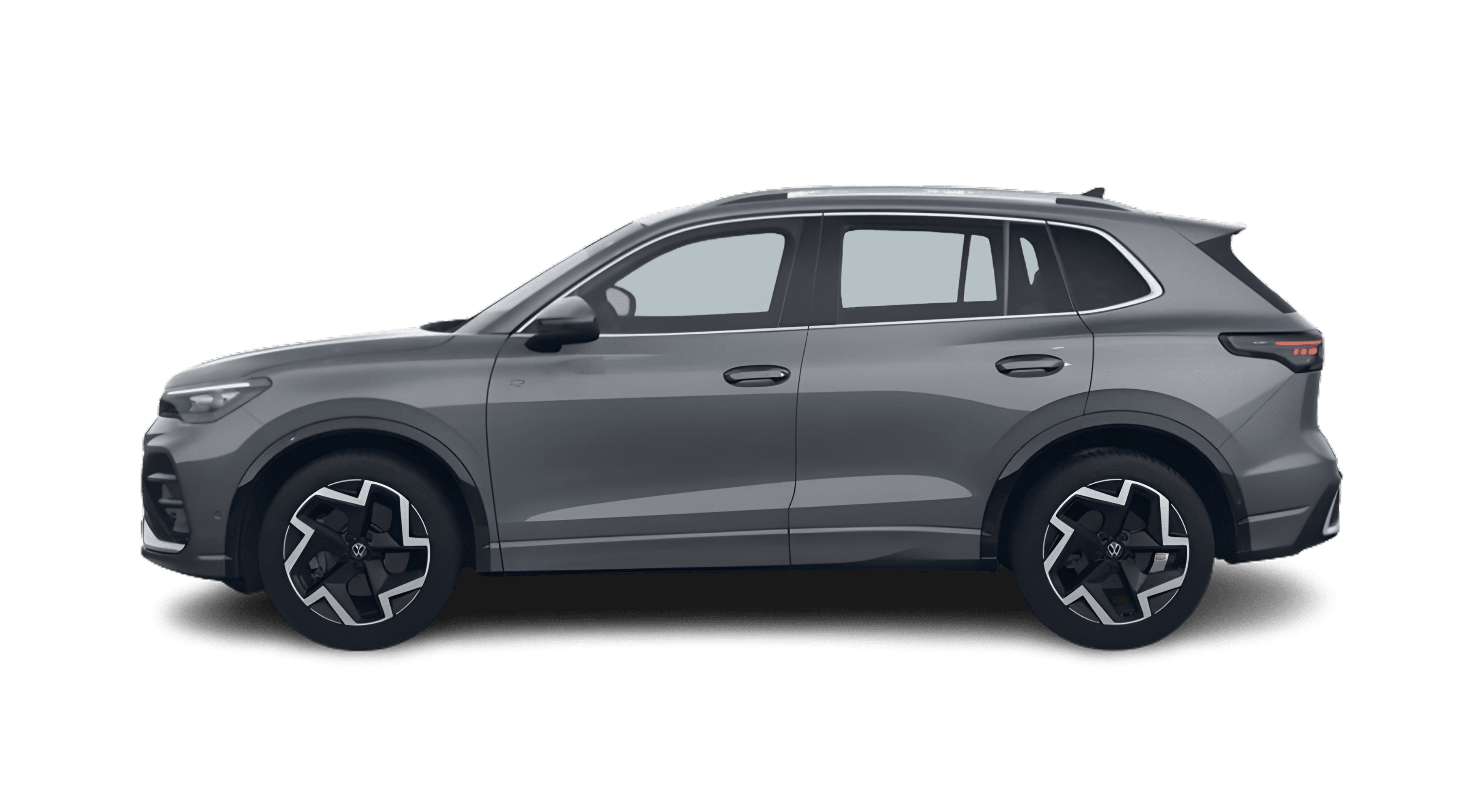 Seitenansicht eines Volkswagen Tiguan