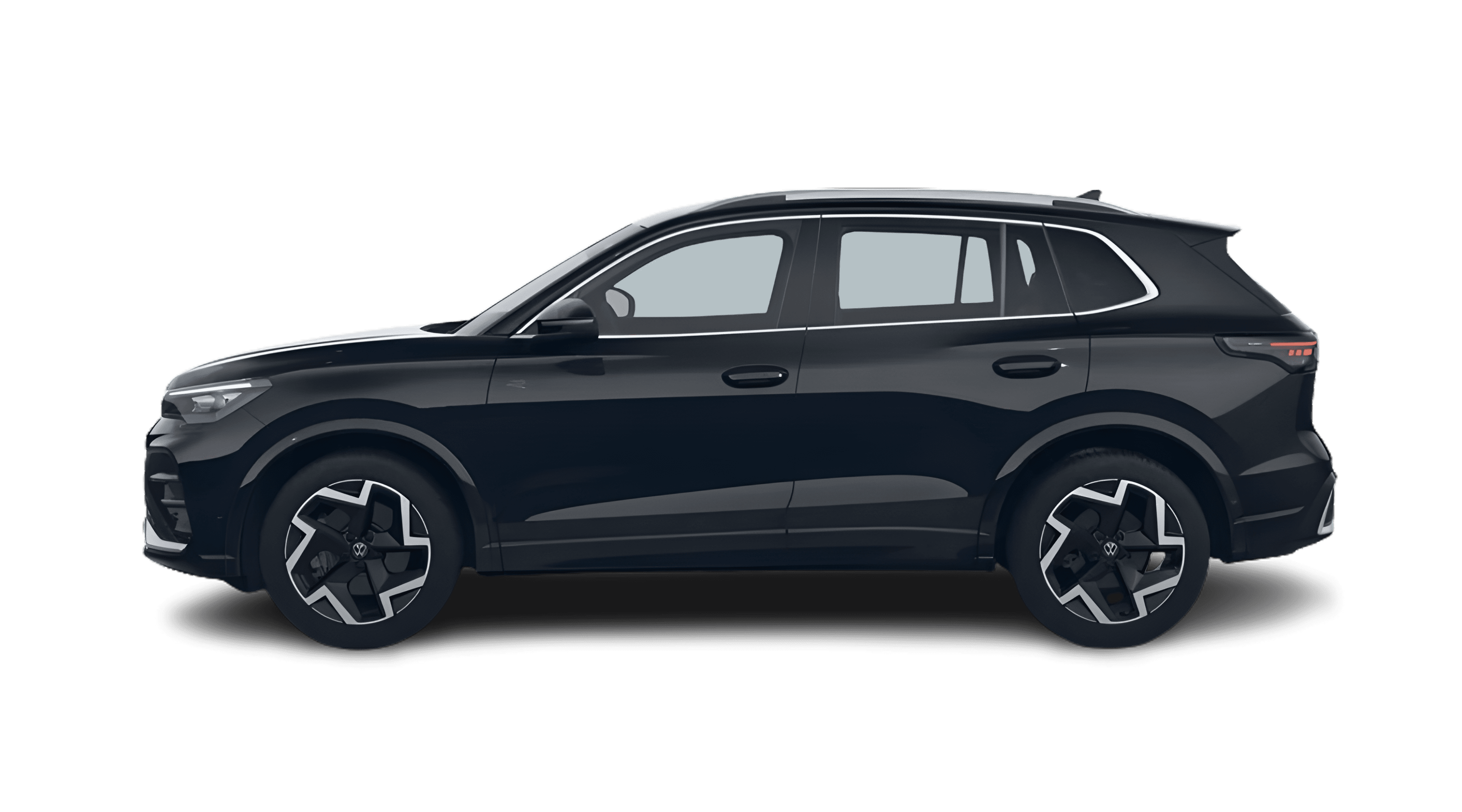 Seitenansicht eines Volkswagen Tiguan