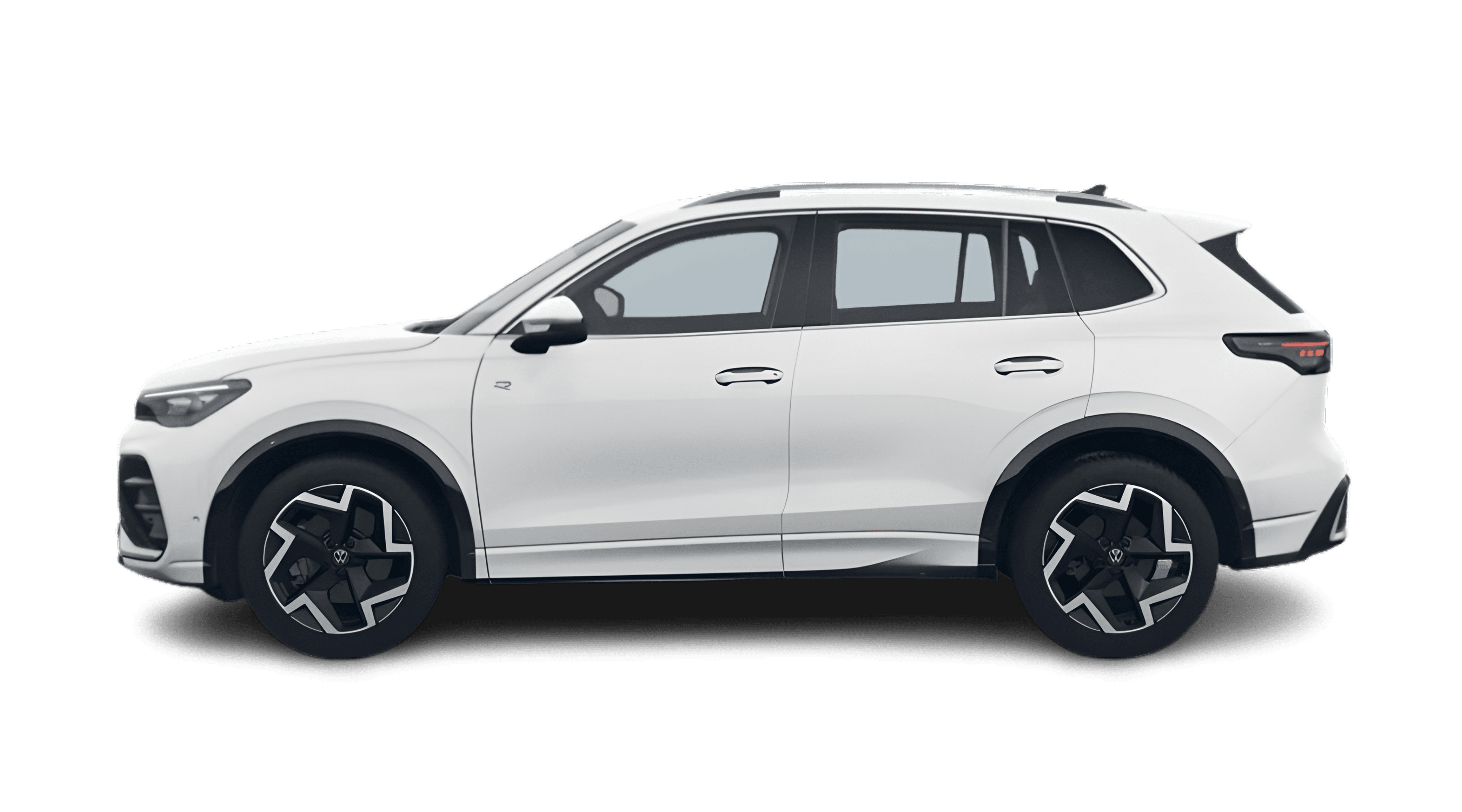 Seitenansicht eines Volkswagen Tiguan