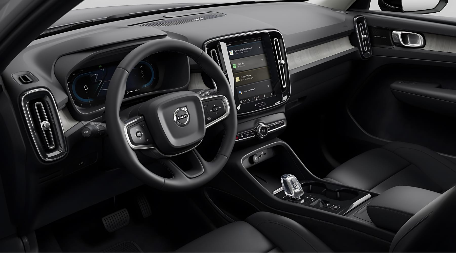 Ansicht des Armaturenbretts eines Volvo XC40