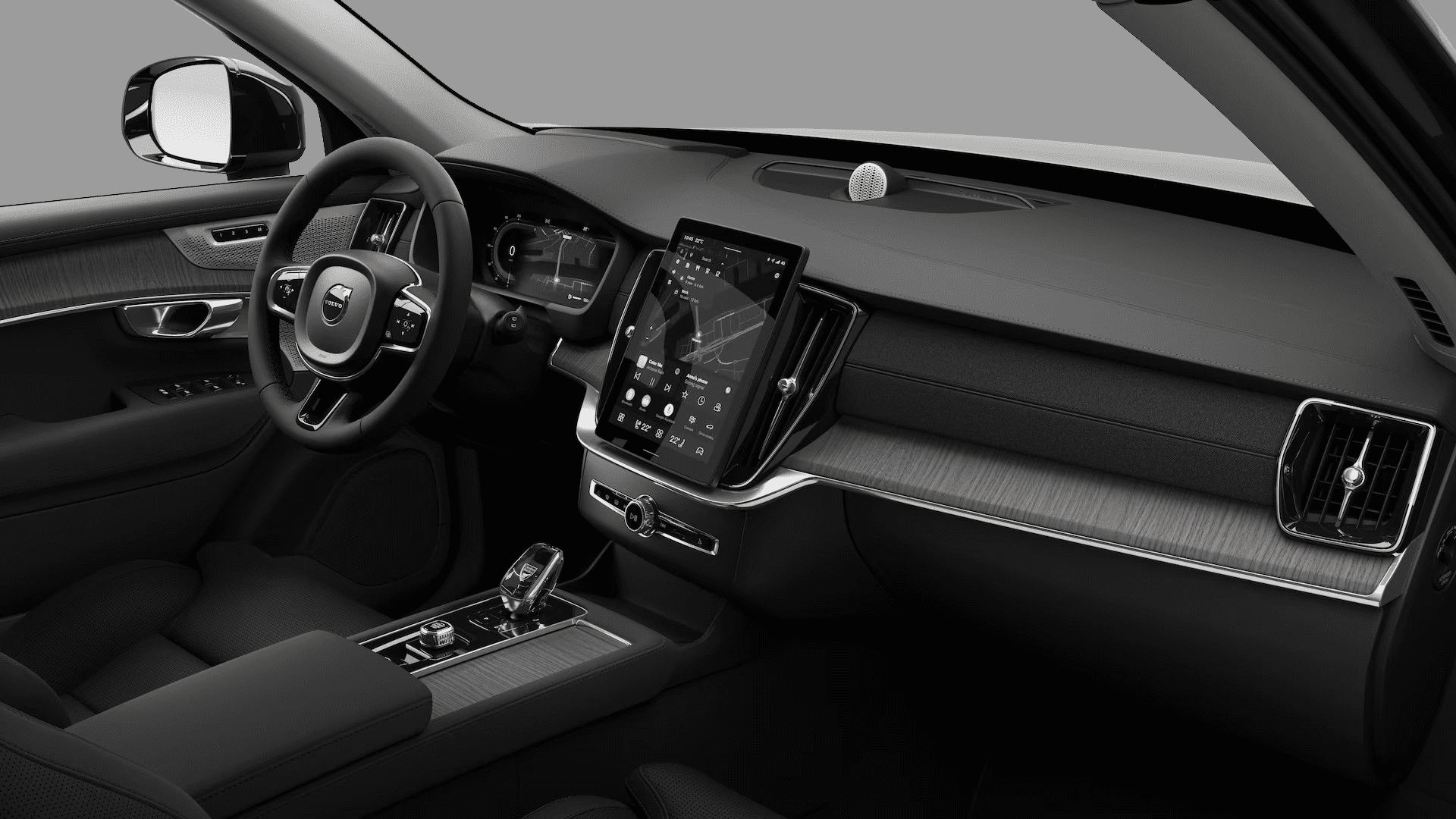 Ansicht des Armaturenbretts eines Volvo XC90