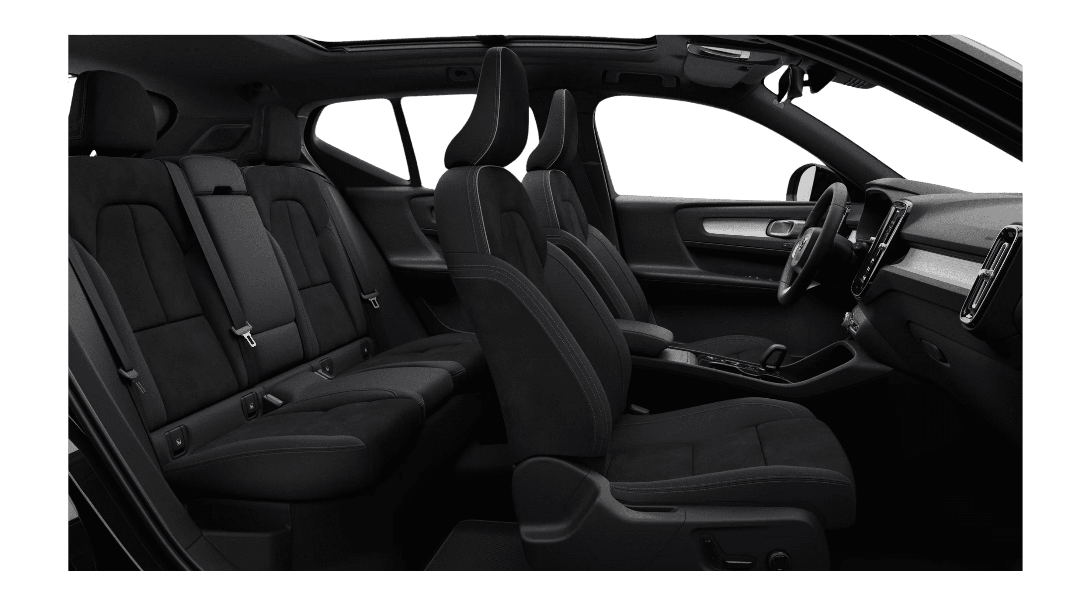 Rücksitzbank eines Volvo XC40