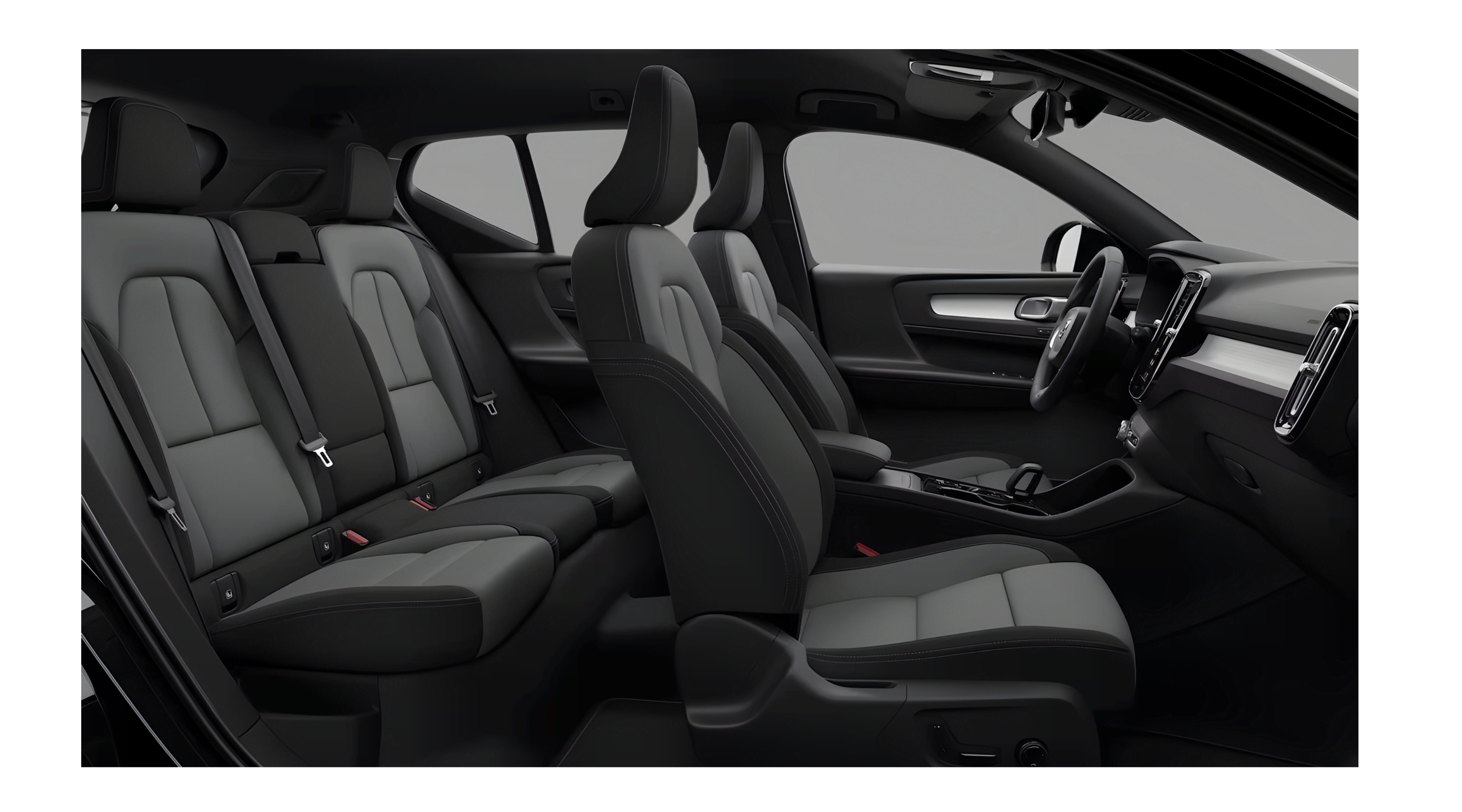 Ansicht der Rücksitze eines Volvo XC40