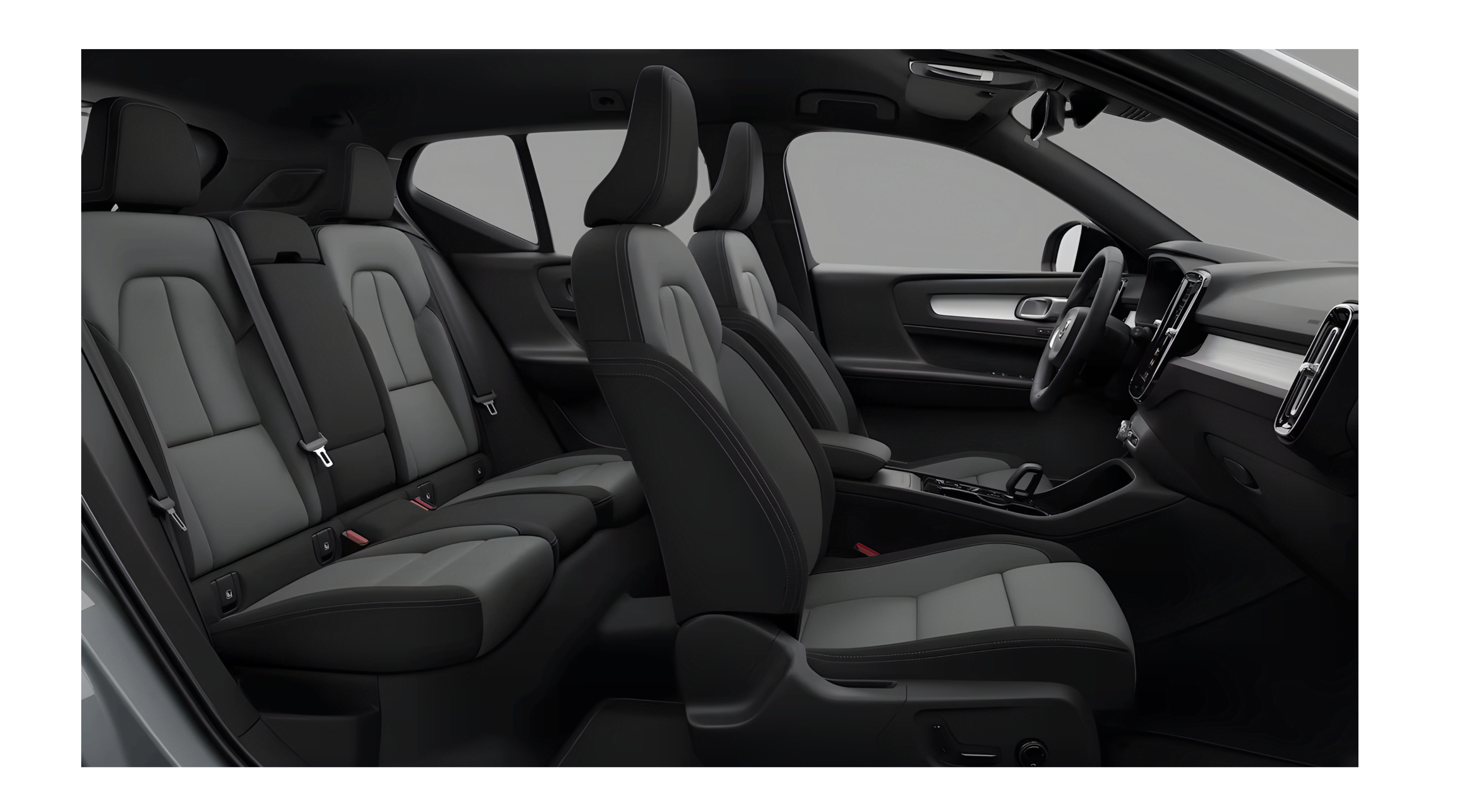 Ansicht der Rücksitze eines Volvo XC40