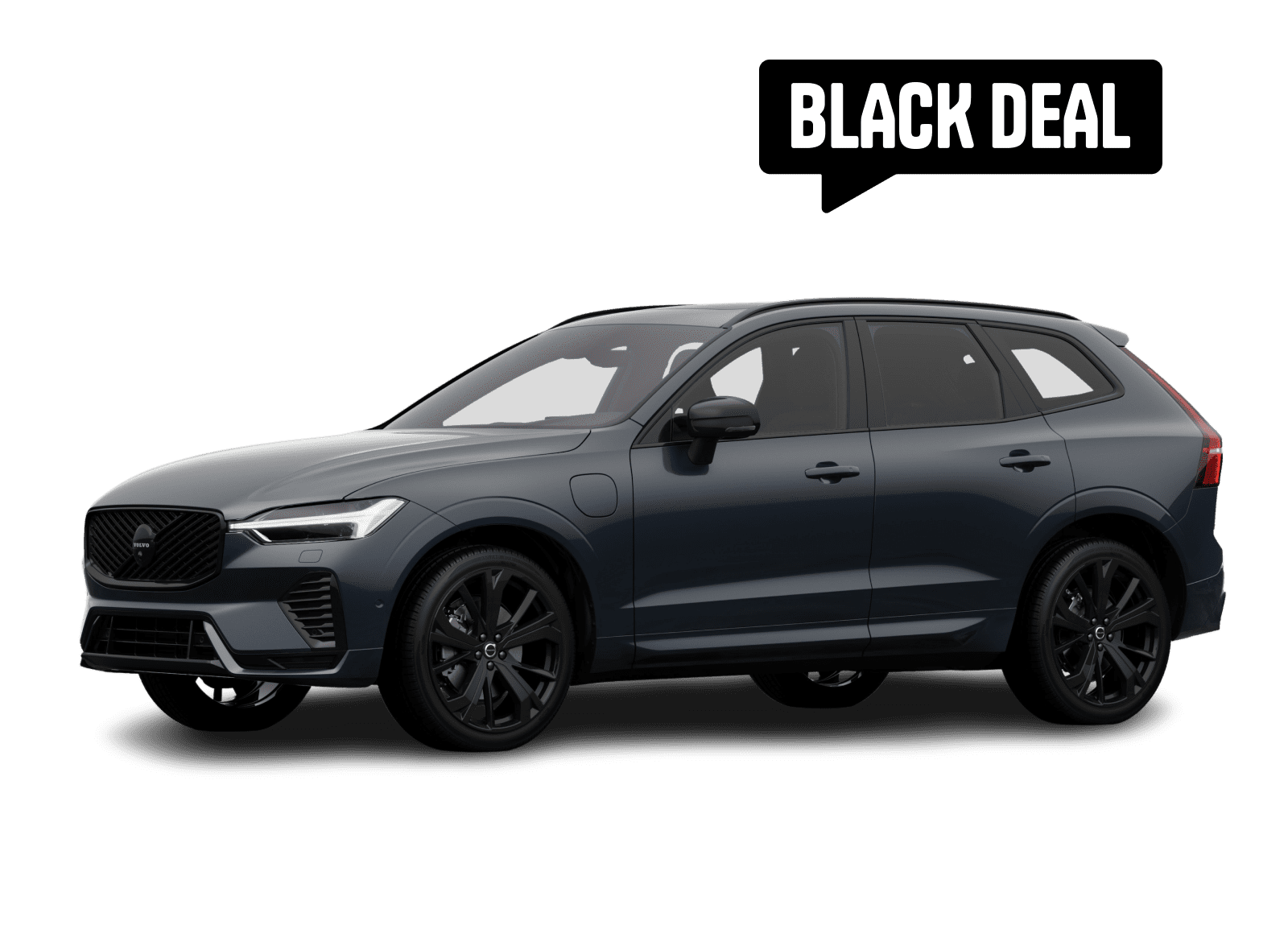 Schräge Frontansicht eines Volvo XC60, freigestellt