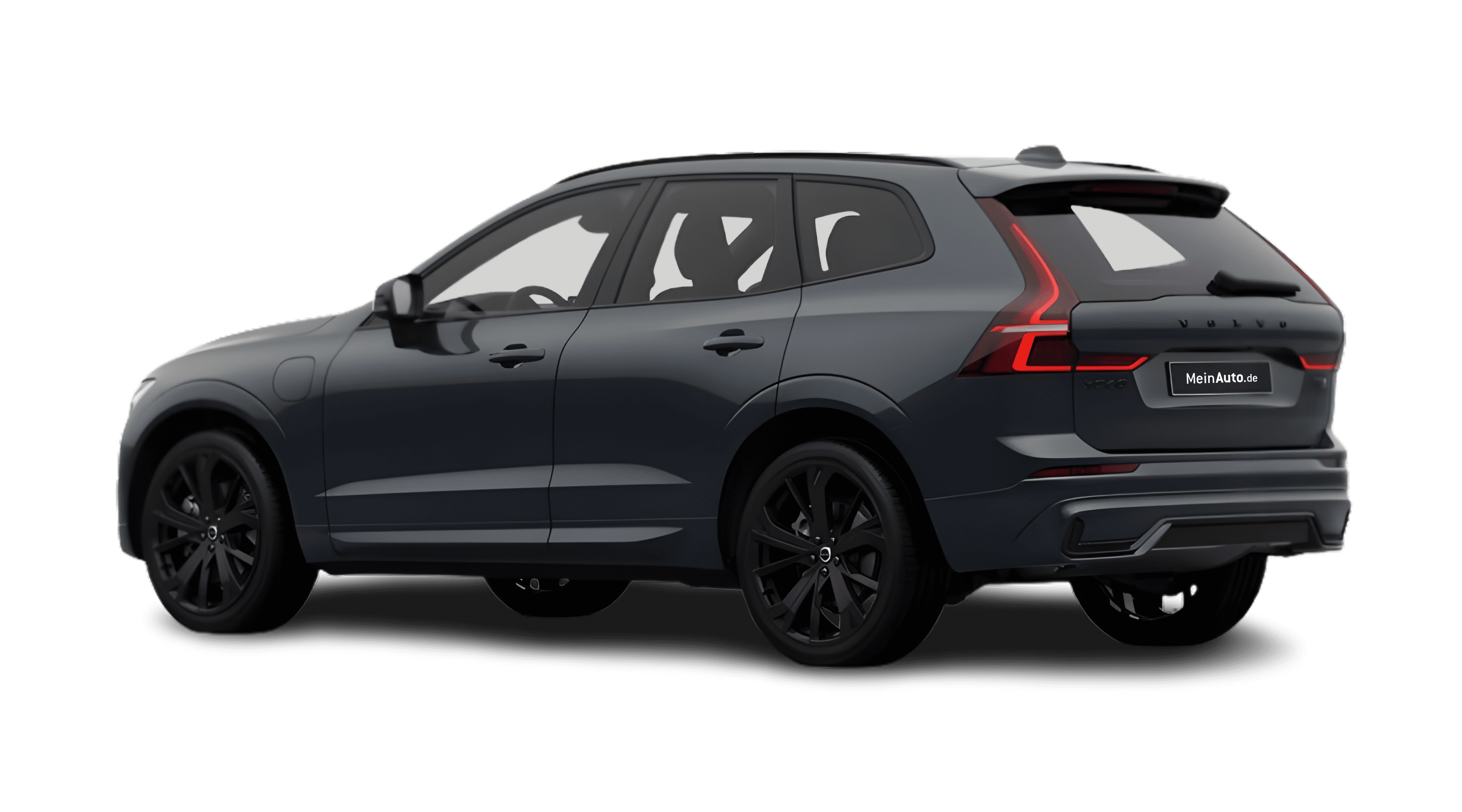 Schräge Heckansicht eines Volvo XC60, freigestellt