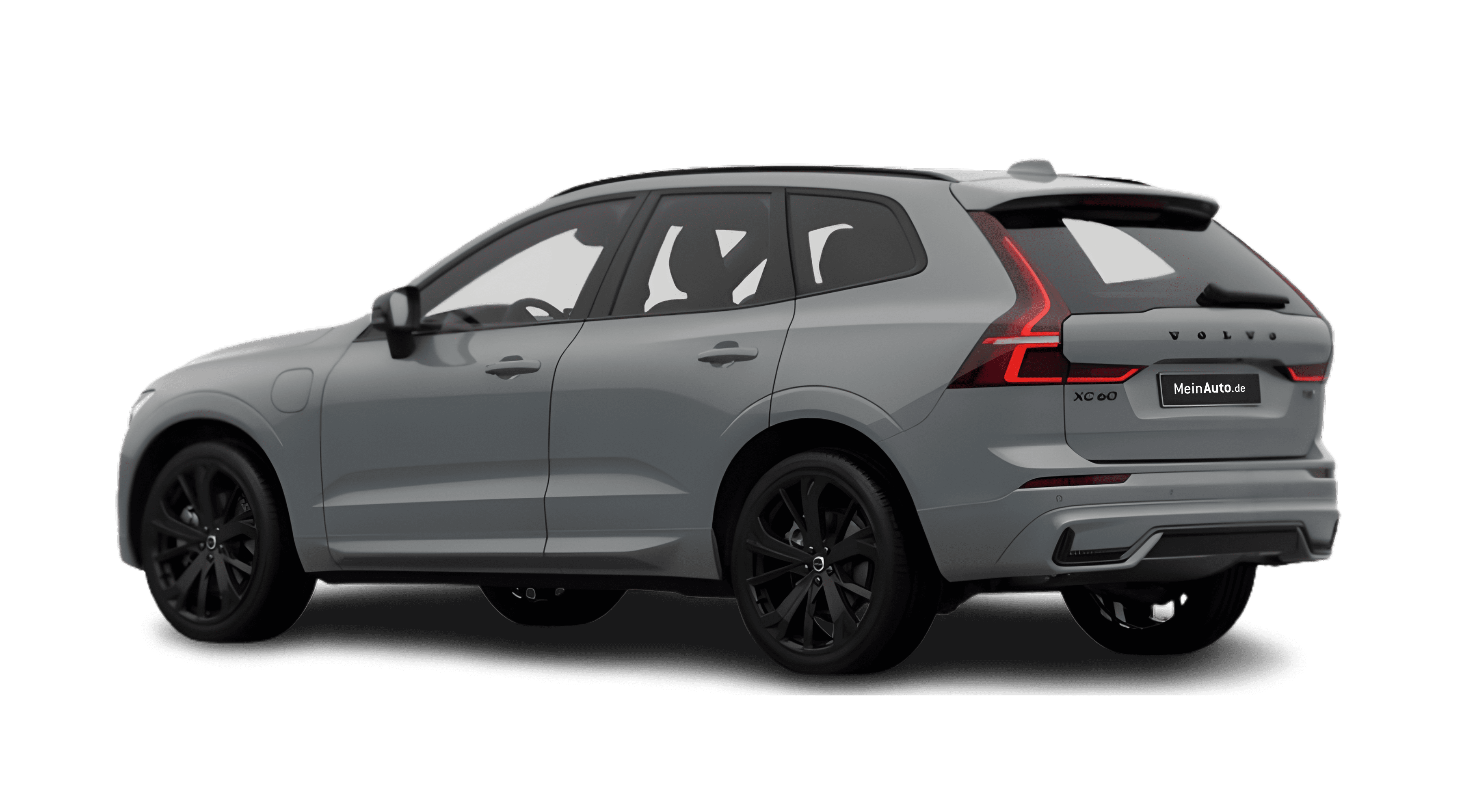 Schräge Heckansicht eines Volvo XC60, freigestellt