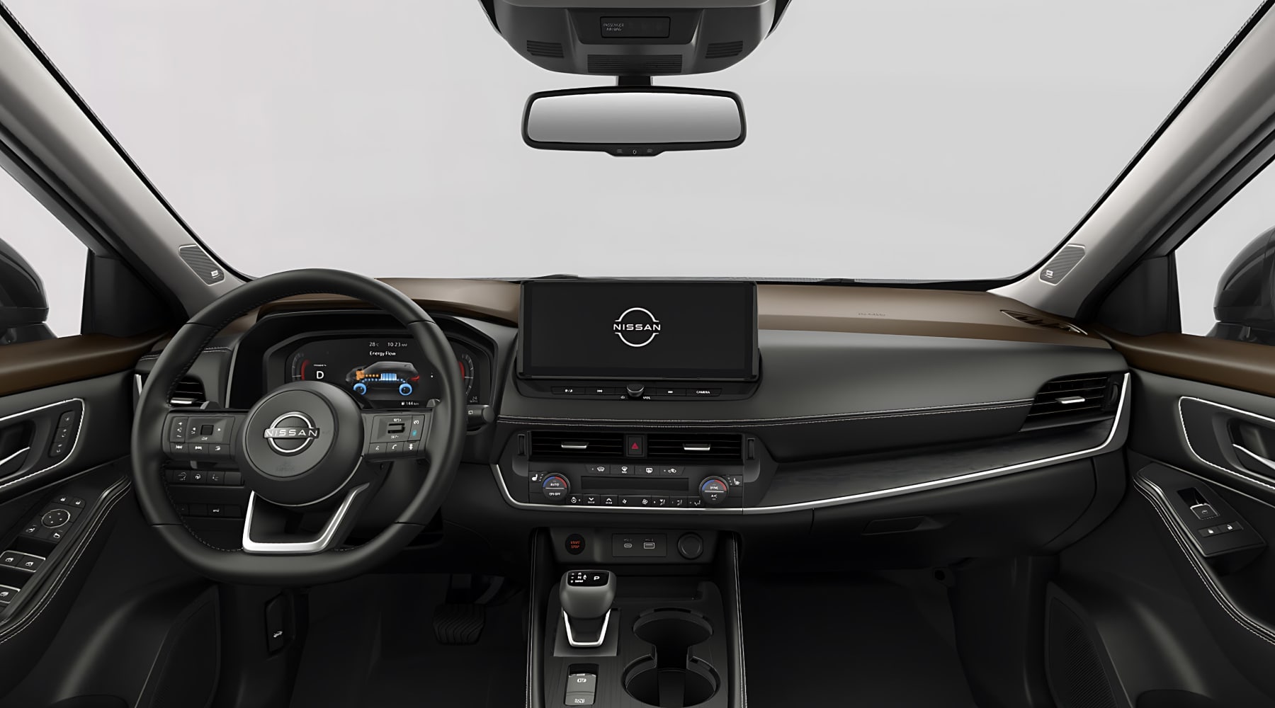 Ansicht des Armaturenbretts eines Nissan X-TRAIL