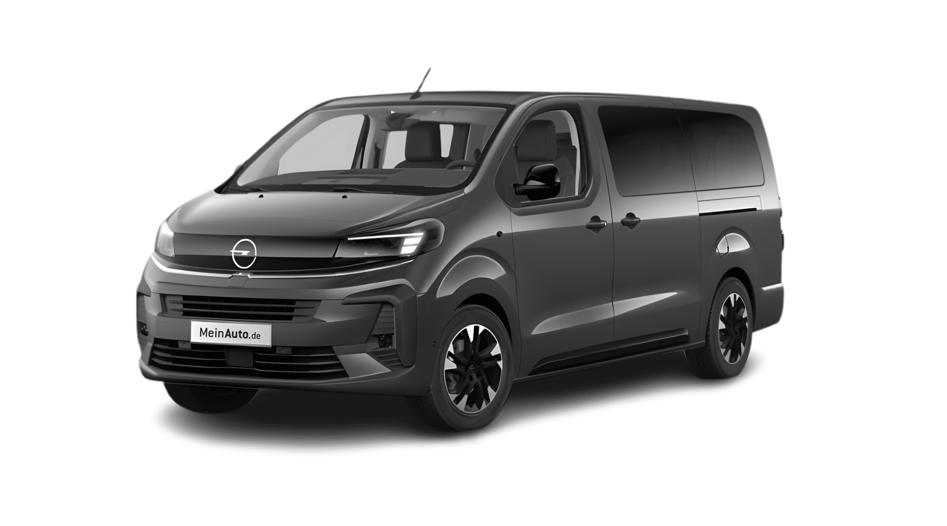 Schräge Frontansicht eines Opel Zafira, freigestellt