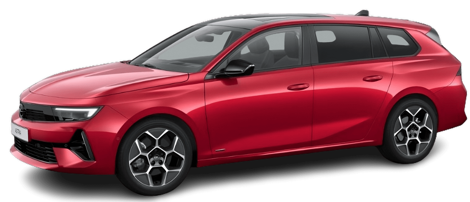 Seitenansicht eines Opel Astra