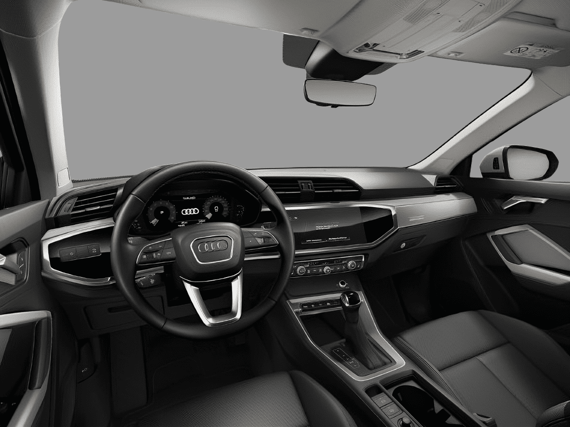 Ansicht des Armaturenbretts eines Audi Q3 Sportback