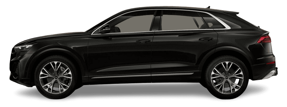 Seitenansicht eines Audi Q8
