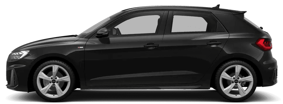 Seitenansicht eines Audi A1