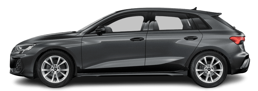 Seitenansicht eines Audi A3