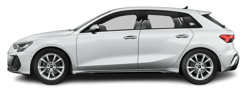 Seitenansicht eines Audi A3