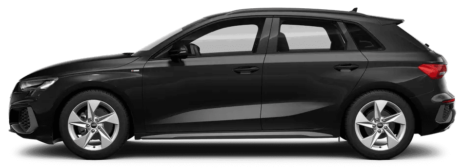 Seitenansicht eines Audi A3
