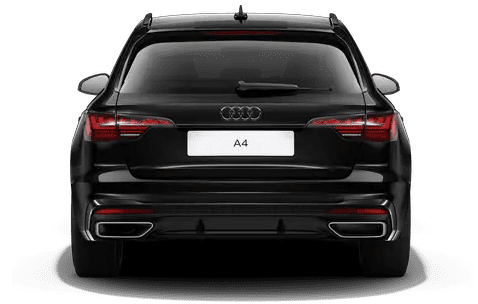 Heckansicht auf einen Audi A4