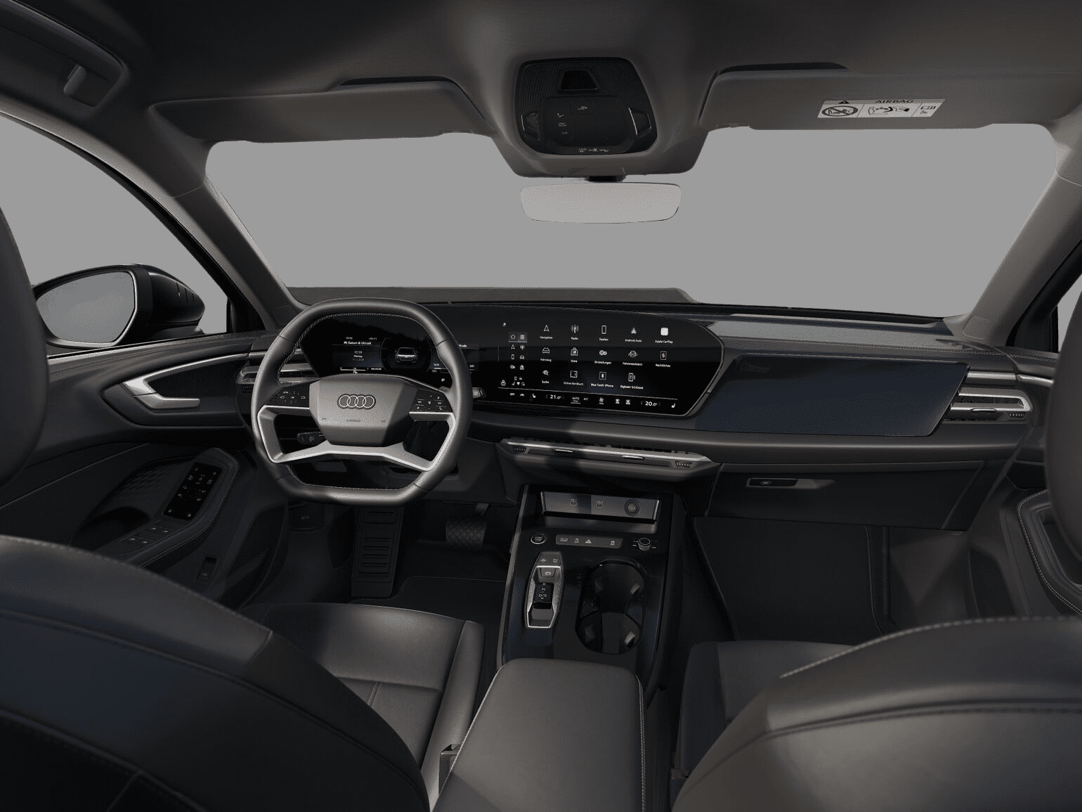 Ansicht des Armaturenbretts eines Audi A5