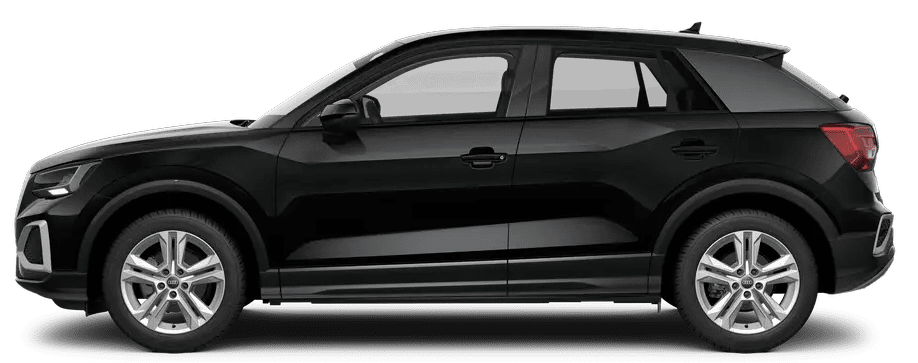 Seitenansicht eines Audi Q2