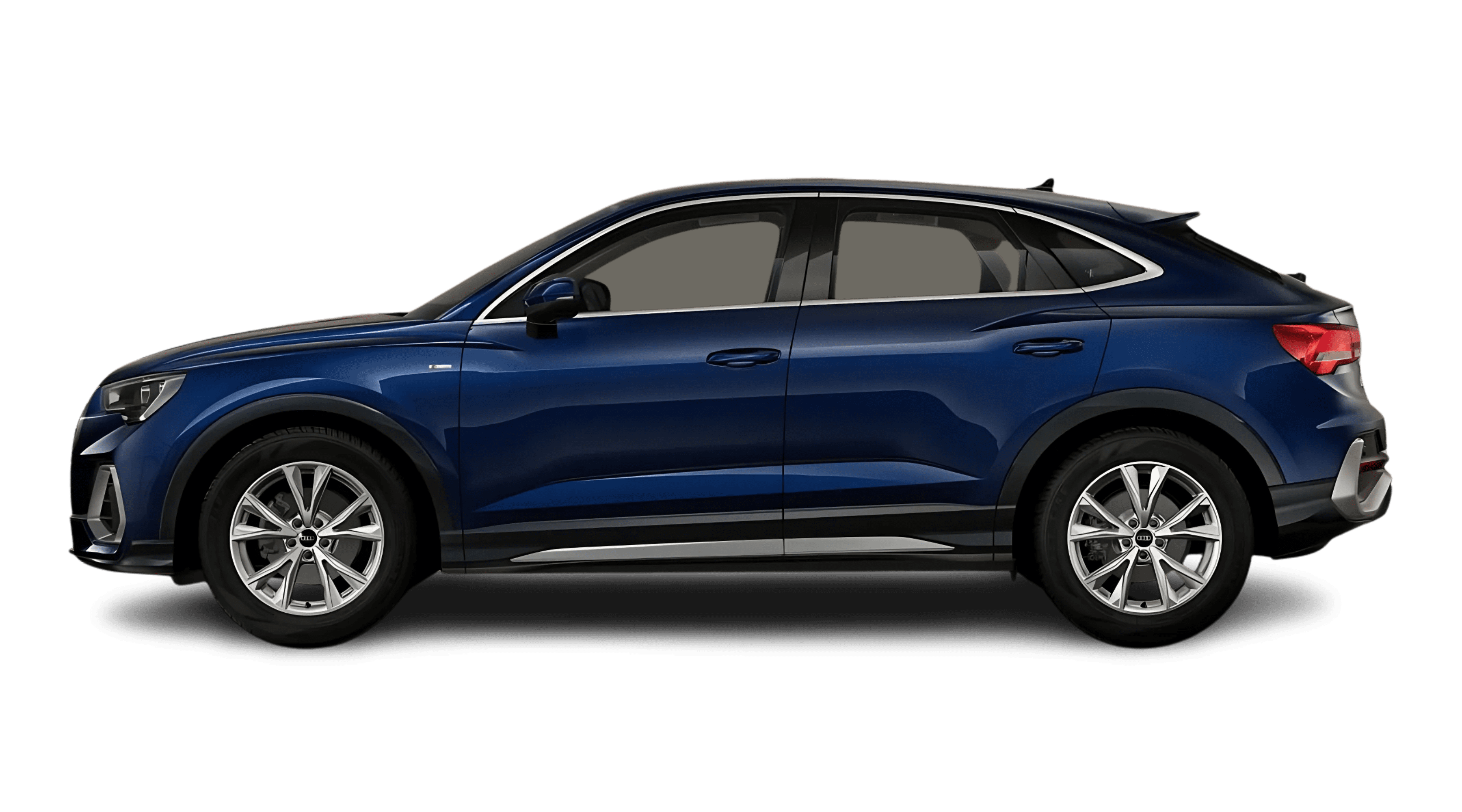 Seitenansicht eines Audi Q3 Sportback