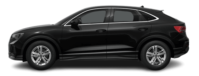 Seitenansicht eines Audi Q3 Sportback