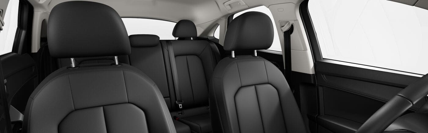 Ansicht der Frontsitze eines Audi Q3 Sportback