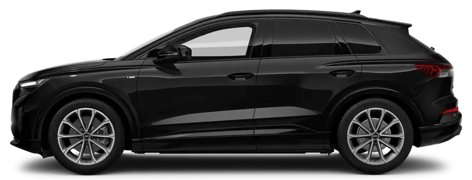 Seitenansicht eines Audi Q4