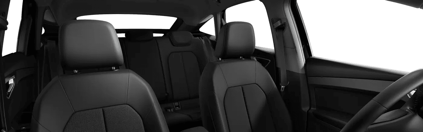 Ansicht der Frontsitze eines Audi Q4 Sportback
