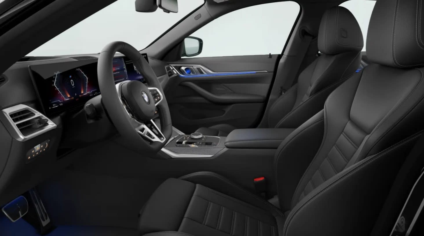 Ansicht der Frontsitze eines BMW 4er-Reihe