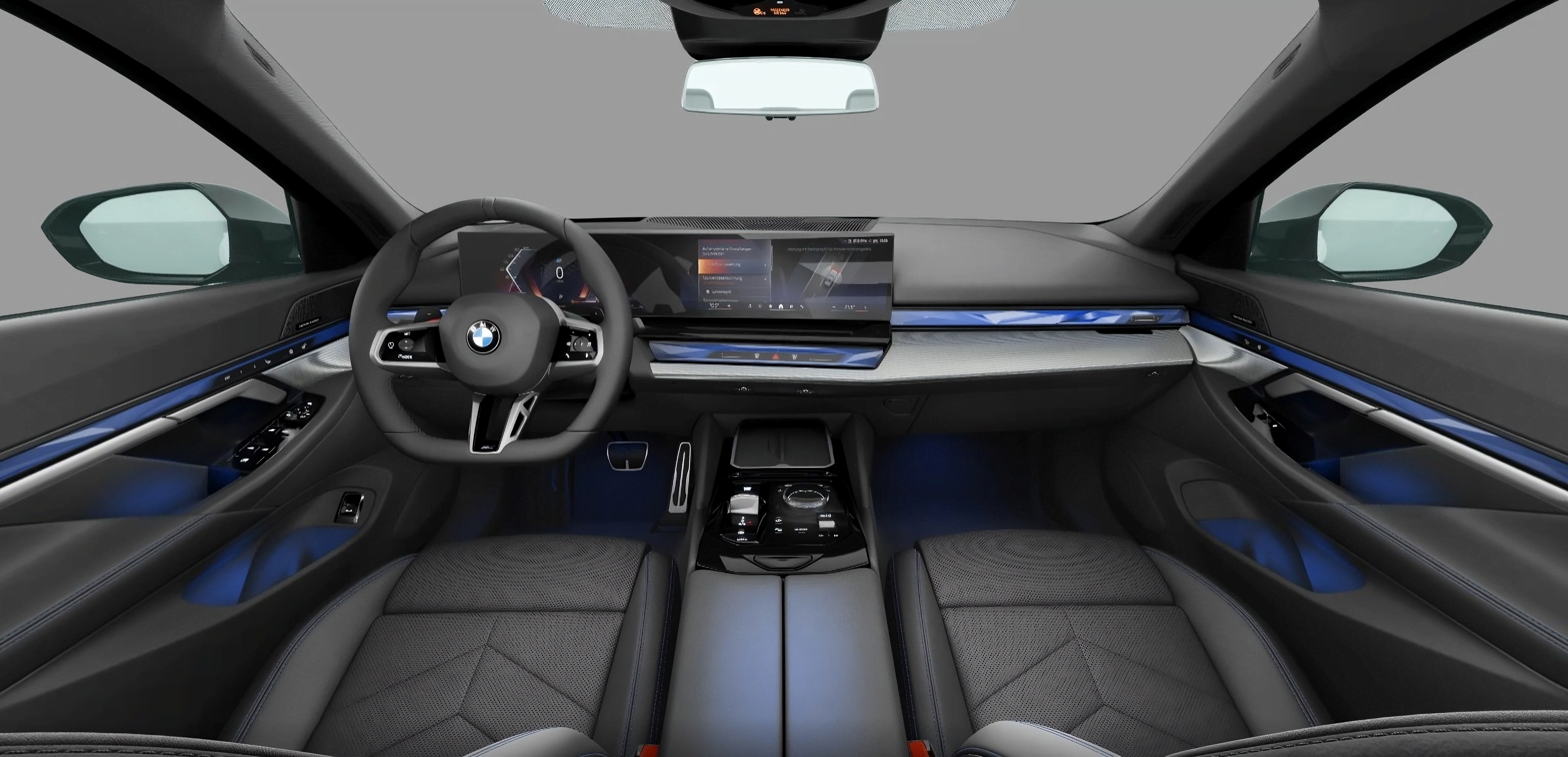 Ansicht des Armaturenbretts eines BMW 5er-Reihe