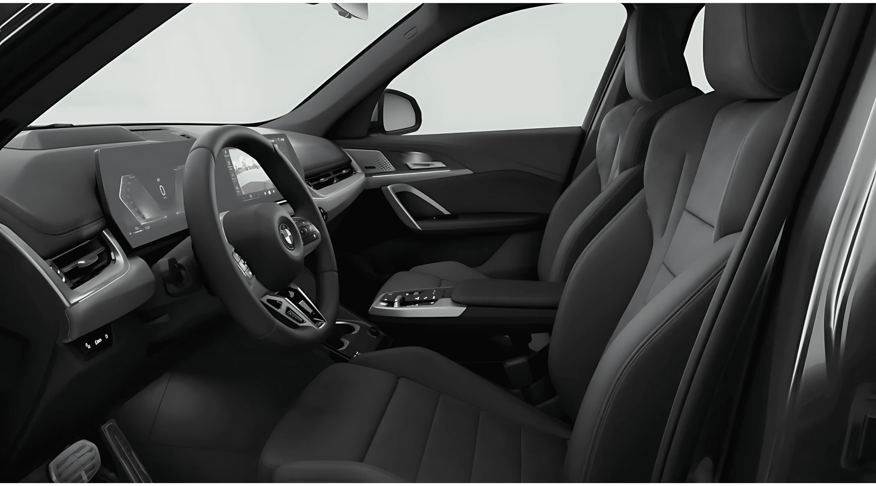 Ansicht der Frontsitze eines BMW X1